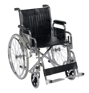 Foldable Steel Frame Wheelchair