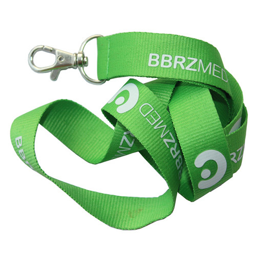 Fresh Green Work Id Card Holder Lanyard Promotional