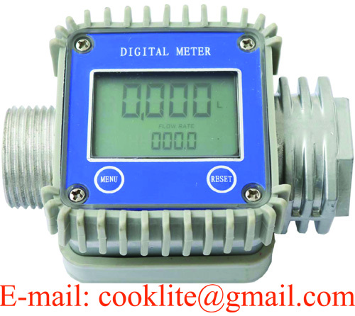 Fuel Diesel Gasoline Kerosene Oil Gear Flow Meter Digital