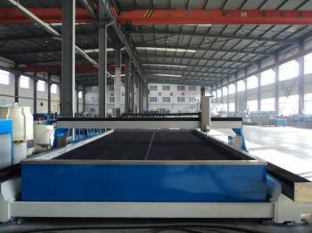 Gantry Type Waterjet Cutting Machine Rubber Military Arms Plastic Glass