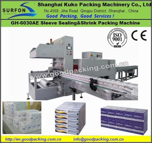 Gh 6030ae Fully Automatic Sleeve Shrink Packaging Machine