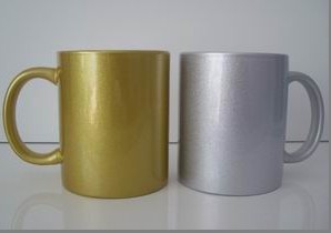 Golden Silvery Coated Mug