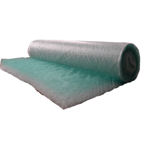 Green And White Spray Booth Fiberglass Paint Stop Filter Media Floor