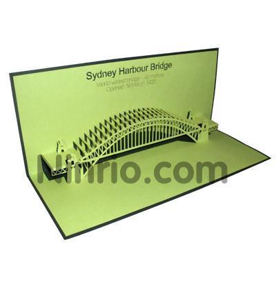 Harbour Bridge Pop Up Greeting Card Code Bd019