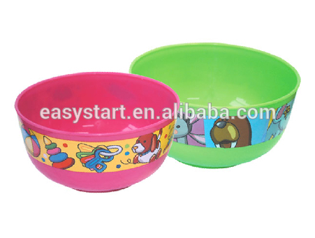 High Quality Plastic Bowl Large Cereal Colorful Jumbo