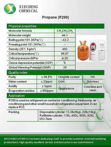 High Quality Propane R290