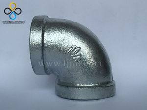 Hot Dip Galvanized Malleable Iron 90 Degree Elbow