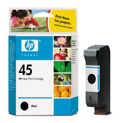 Hp 45 51645ge Black Ink Cartridge