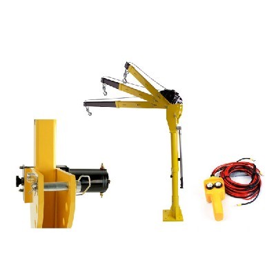 Hp1000 12v Dc Mini Truck Crane Electric Hoist