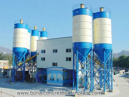 Hzs120 Concrete Mixing Plant