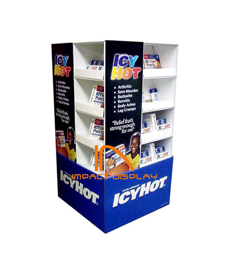 Impact Display Cardboard Pallet Shelf Disply Stand