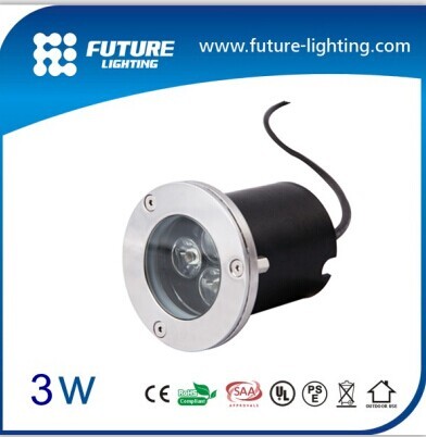 Ip65 Waterproof 3 Years Warranty Stainless Steel Edison Chip 3w Inground Li