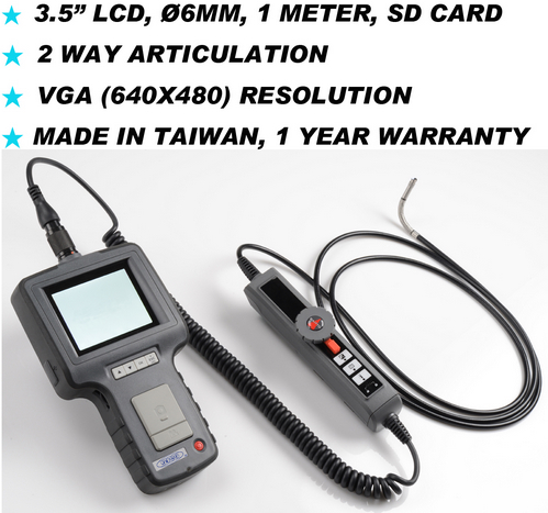 Jf Series Standard Video Borescope 2 Way Articulation Probe