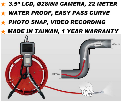 Jg Series Pipe Inspection Video Borescope