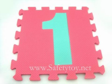 Jigsaw Puzzle Mats Floor Kids Intelligence Toy Number