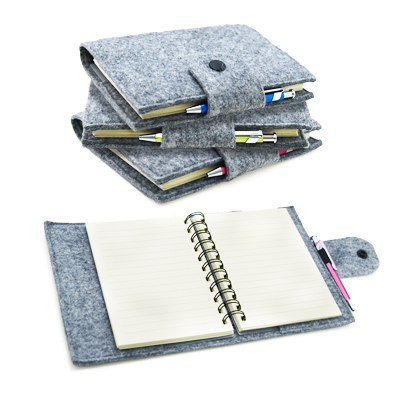 Jno1011 Recycle Felt Spiral Notebook