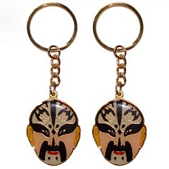 Keychain With Peking Opera Facial Makeup