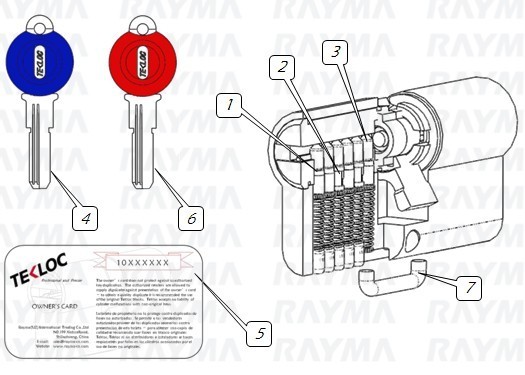 Lock Cylinder Rolling Shutter Computer Key Dimple Snaking Way