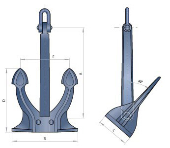 Marine Type Spek Anchor