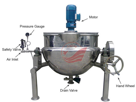 Meat Processing Machines Jacketed Kettle