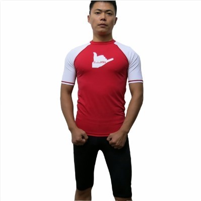 Men S Short Sleeve Surfing Rash Guard