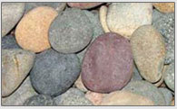 Natural River Pebbles