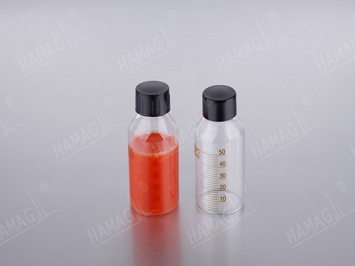 Open Top Bottle With Scale Ptfe Septa