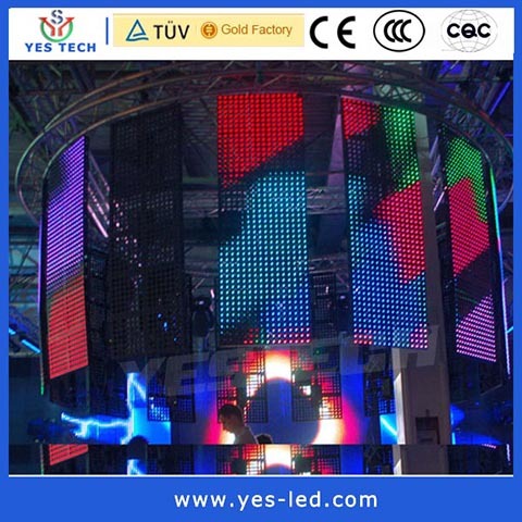 Outdoor P40 Led Rgb Module Curtain Display