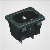 Pa66 Pbt Housing Ac Power Socket