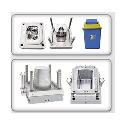 Plastic Office Dustbin Injection Mold Maker