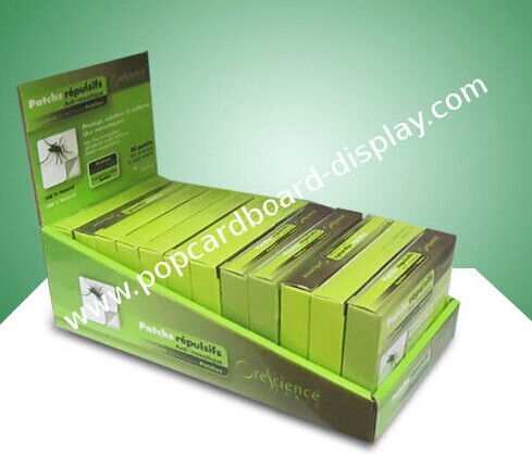 Point Of Purchase Cardboard Countertop Displays For Anti Mosquito Patch