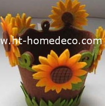 Promotion Gift Autumn Festival Felt Flowerpot Holder