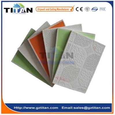 Pvc Gypsum Ceiling Laminated Board