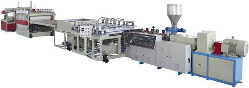 Pvc Wood Plastic Skinning Foam Board Production Line