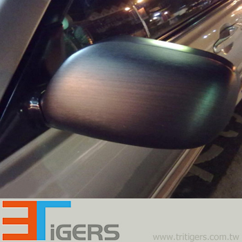 Q253 Brushed Metallic Pvc Car Sticker Aluminum