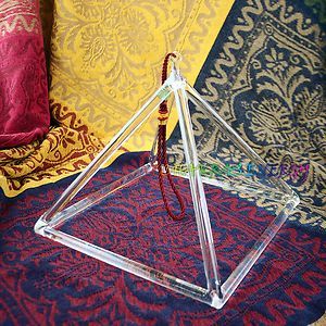 Quartz Crystal Singing Pyramid