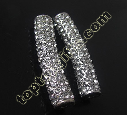 Rhinestone Pipe Metal Shamball Jewelry Accessories