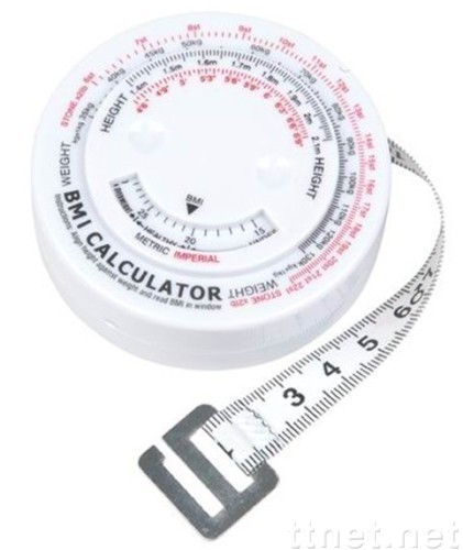 Round Bmi Tape Measure Promo Measuring Tool Gift