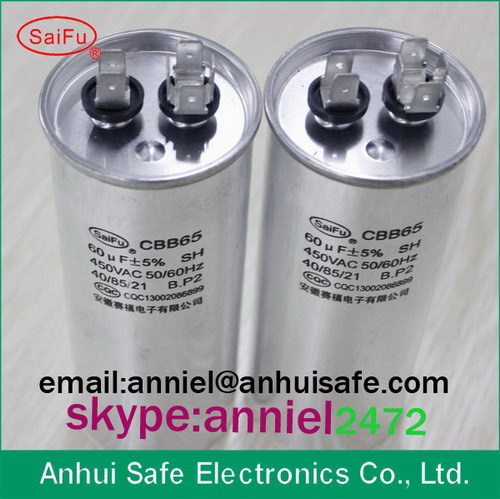 Round Dual Run Capacitor 60 5mfd 440v 450v General Purpose Application And 