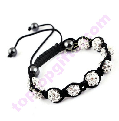 Round Metal Rhinestone Tresor Paris Bracelet