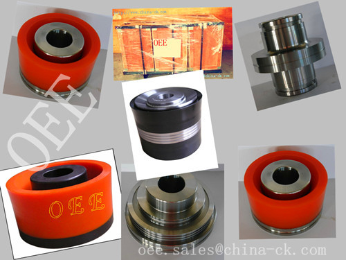 Russian Unbt 950 Triplex Mud Pump Bonded Urethane Pistons