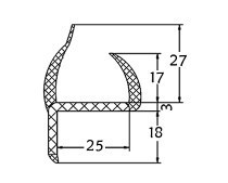 Seal Gaskets Door Pvc Profile Seals 011025ar