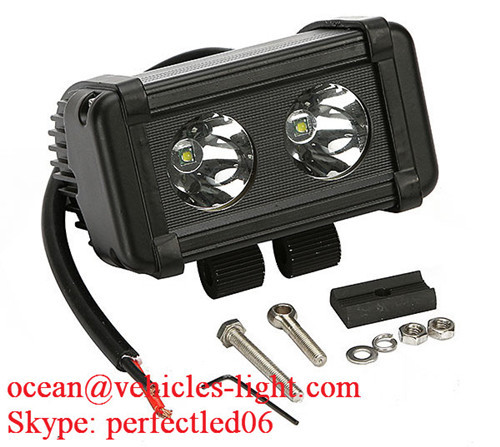 Single Row Cree 20w Straight Light Bar