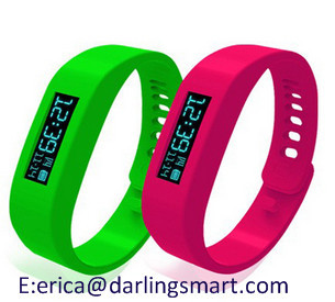 Smart Bracelet With Accelerometer Silicone Wristband Bluetooth 2 1 4 0 Pedo