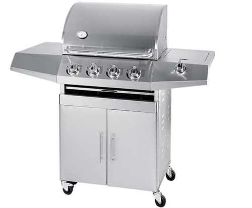 Stainless Steel 1side Burner Gas Grill Bbq 4burner