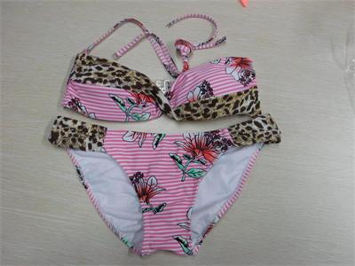 Striped Pink Bikini Trade Mark My De