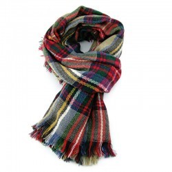 Stylish Womens Plaid Scarf Shawl And Scarves