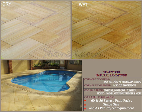 Teakwood Sandstone For Construction