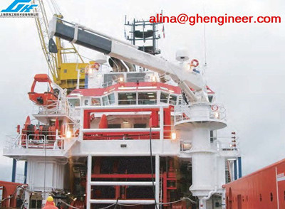 Telescopic Boom Marine Crane