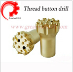 Thread Button Bit T38 High Quality From China